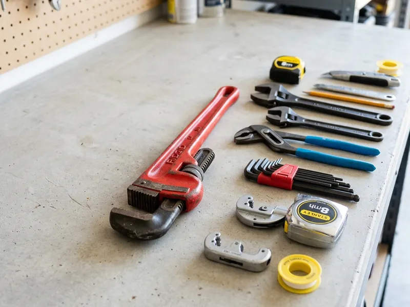 Professional plumbers in Wynnburg, TN equipped with top-tier tools for residential and commercial plumbing services.